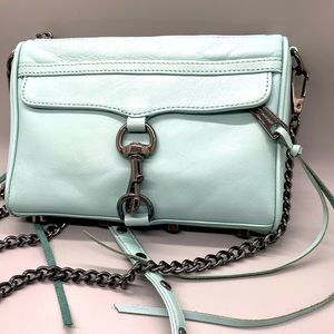Rebecca Minkoff TEAL Mini MAC Crosbody - MINT CONDITION!!